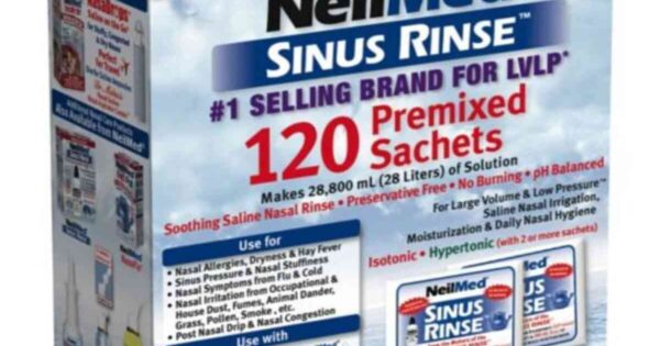 Buy Neilmed Sinus Rinse, 120 Sachets - Dock Pharmacy