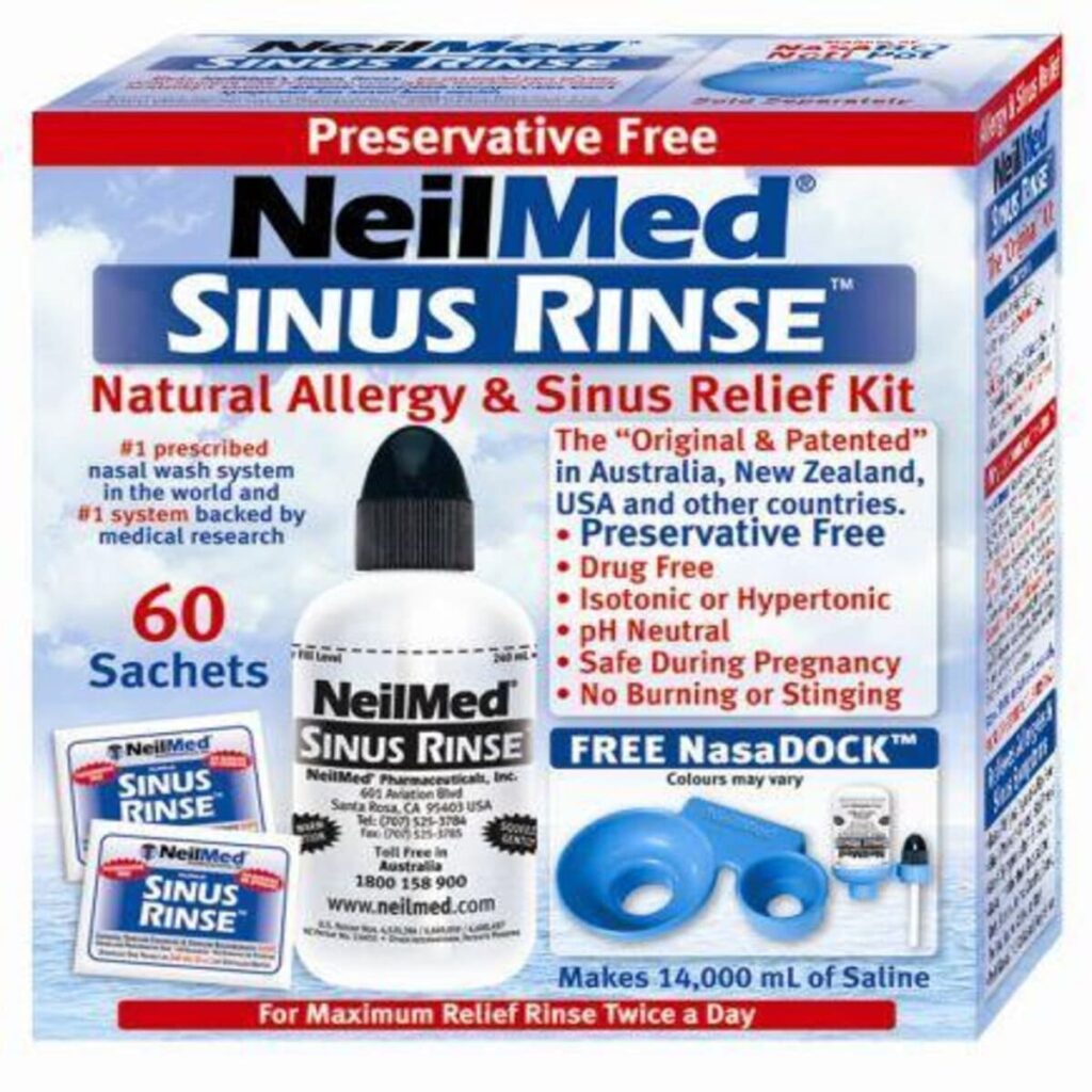 Buy Neilmed Sinus Rinse Kit 60 Sachet - Dock Pharmacy