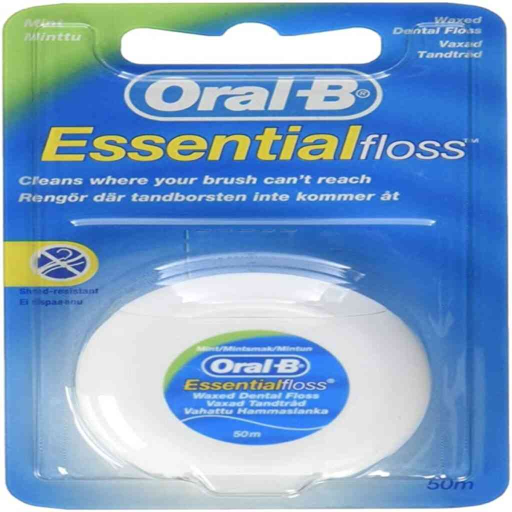 Buy Oral B Essential Floss Waxed Dental Floss, 50m - Dock Pharmacy