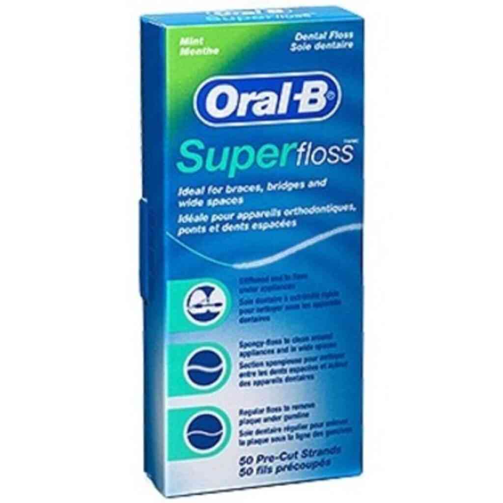 Buy Oral B SuperFloss Dental Floss For Braces Bridges - Dock Pharmacy