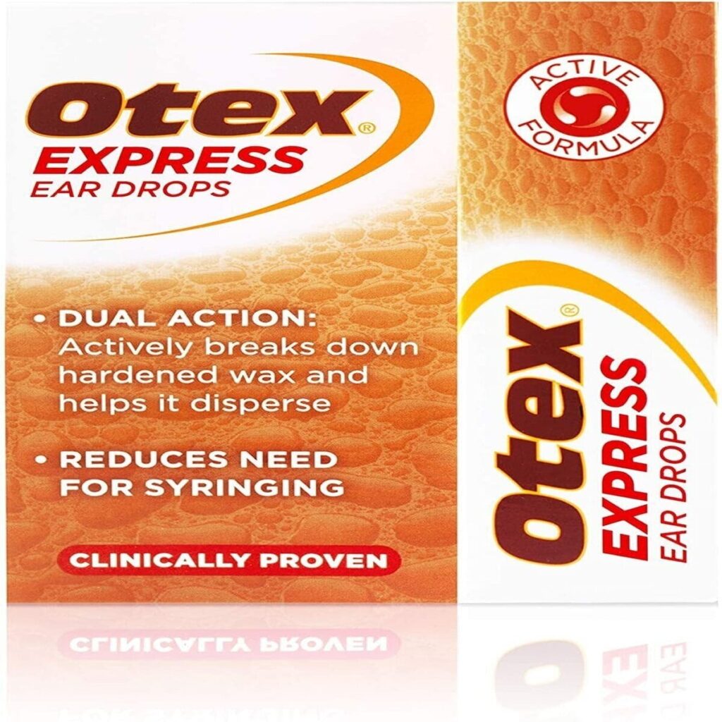 Buy Otex Express Ear Drops Remove Hardened Ear Wax, 10ml - Dock Pharmacy