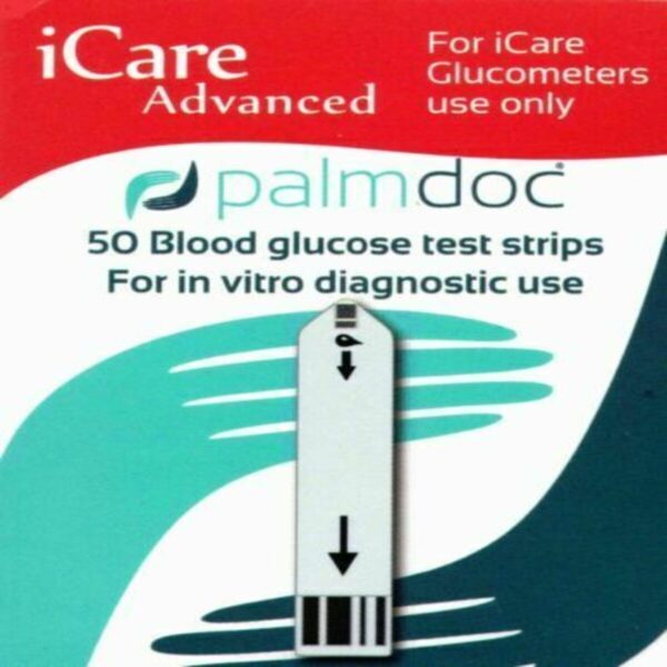 Palmdoc Icare Advanced Blood Glucose Test Strips