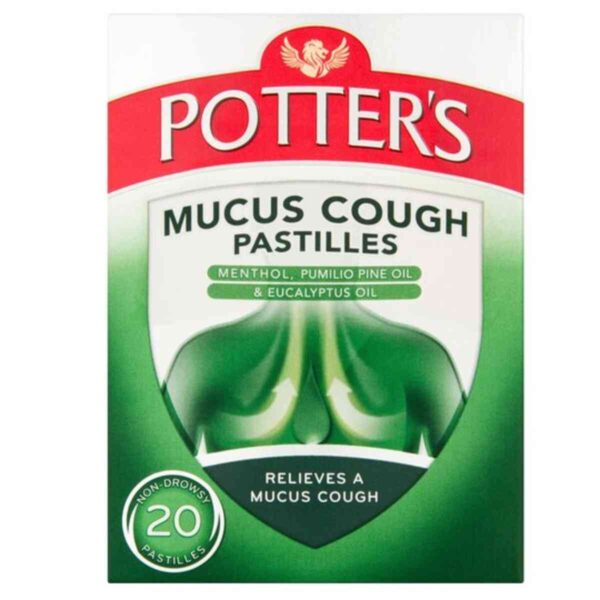 Potters Mucus Cough Pastilles