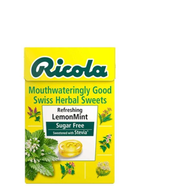 Ricola Lemon Mint Swiss Herbal Sweet Sugar Free