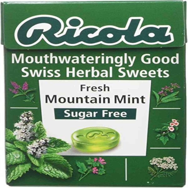 Ricola Mountain Mint Swiss Herbal Sweets Sugar Free