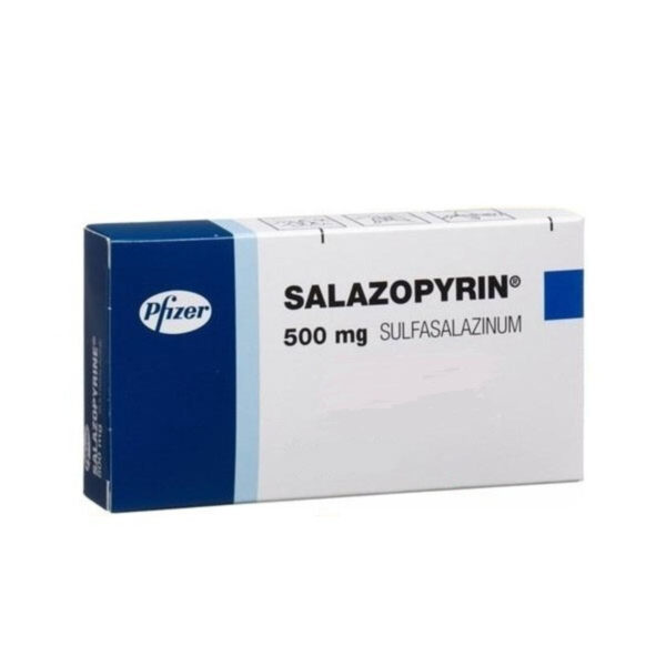 Salazopyrin Tablets - Sulfasalazine 500mg, 112 Tablets