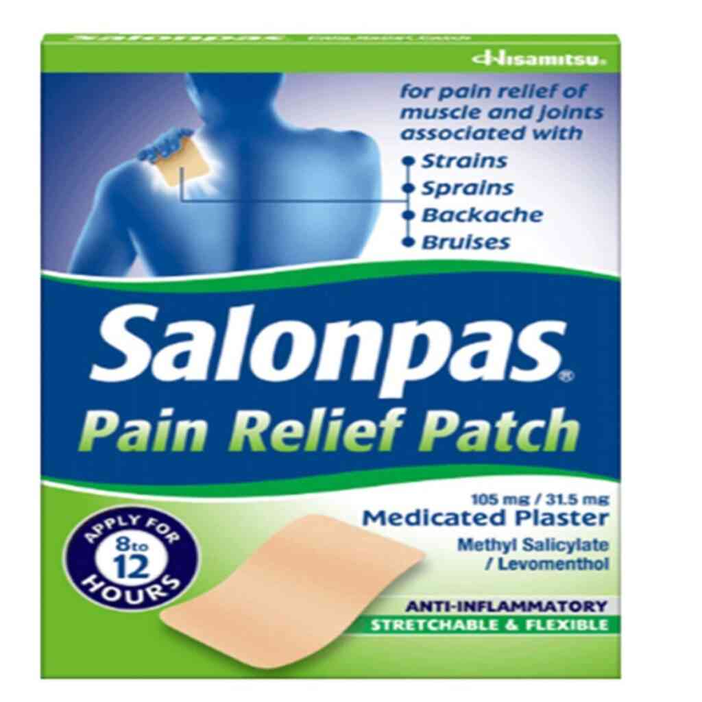 Salonpas Pain Relieving Patch Uk Tag - Dock Pharmacy