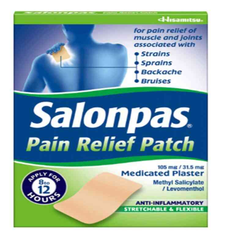 Buy Salonpas Pain Relief Patch, 5 Patches - Dock Pharmacy