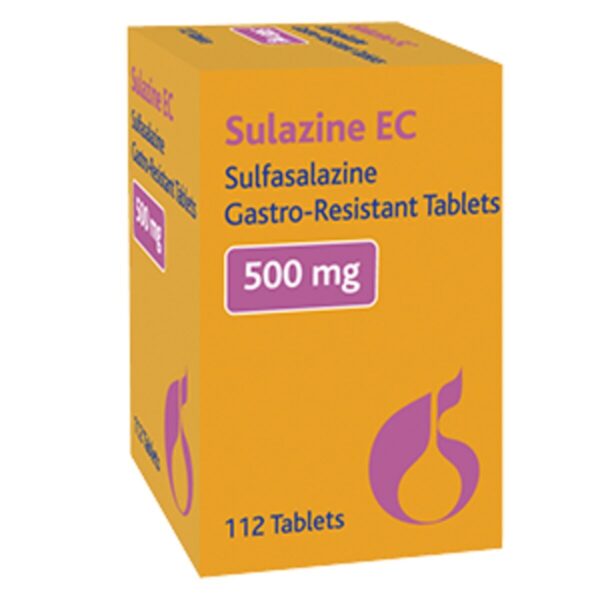 Sulfasalazine EC Tablets - 500mg Enteric Coated Tablets, 112