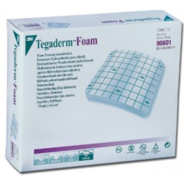 TEGADERM FOAM DRESSING 10X10CM 90601 pack 10