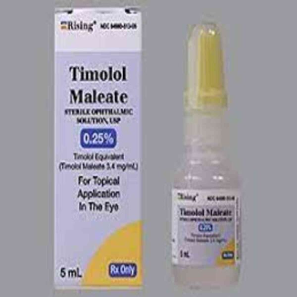 Timolol Eye Drops 0.25%, 5ML