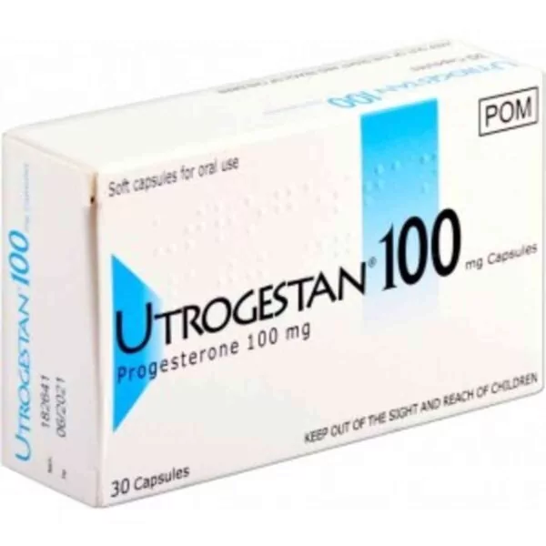 Utrogestan 100mg Capsules, 30 Capsules