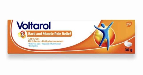 Buy Voltarol Back and Muscle Pain Relief Gel 1.16%, 30g - Dock Pharmacy