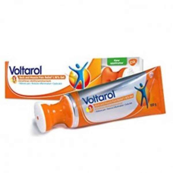 Voltarol Back and Muscle Pain Relief Gel with Pump Applicator, 100g