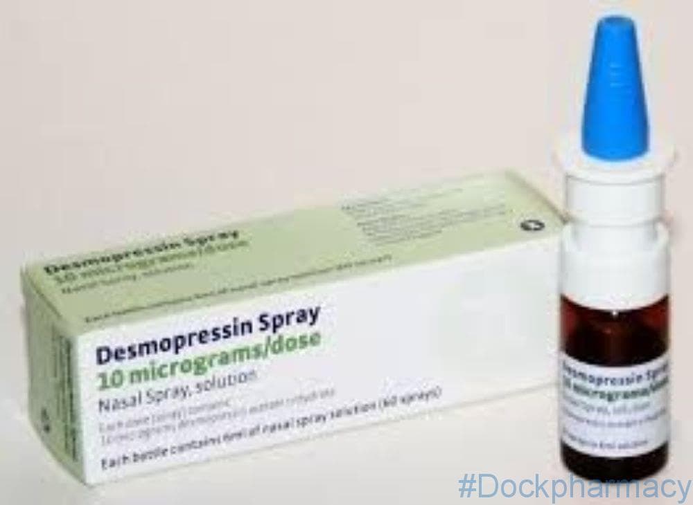 Buy DESMOPRESSIN NASAL SPRAY 10MCG Pack of 6ML - Dock Pharmacy