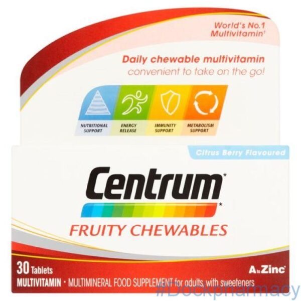 CENTRUM ADVANCE Fresh and Fruit Multivitamin Tablets