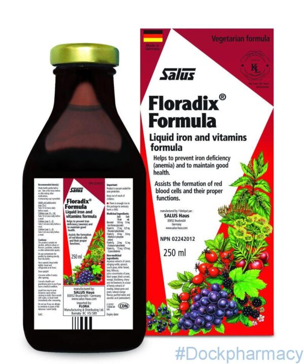 Floradix Liquid Iron and Vitamin Formula