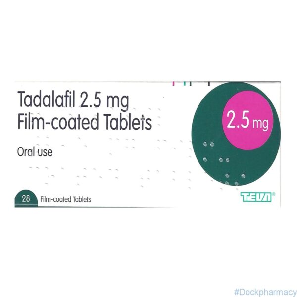 Tadalafil 2.5mg daily tablets