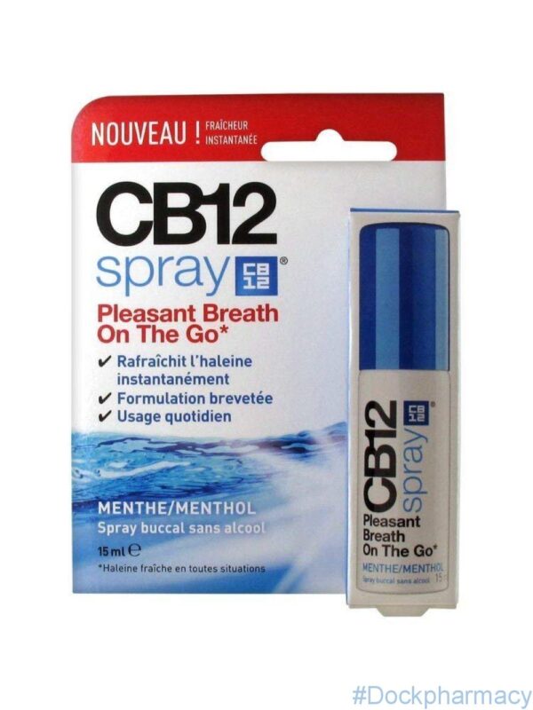 CB12 Spray - Instant Fresh Breath Mouth Spray, 15ml