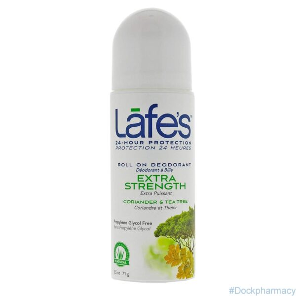 natural lafe's roll on deodorant extra strenght