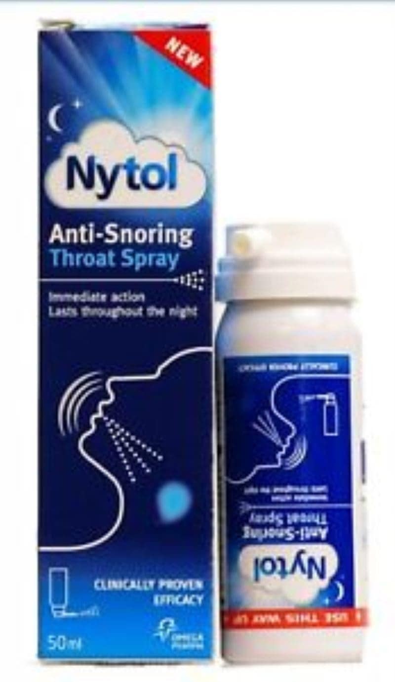 Nytol Anti Snoring Throat Spray Immediate Relief From Snoring