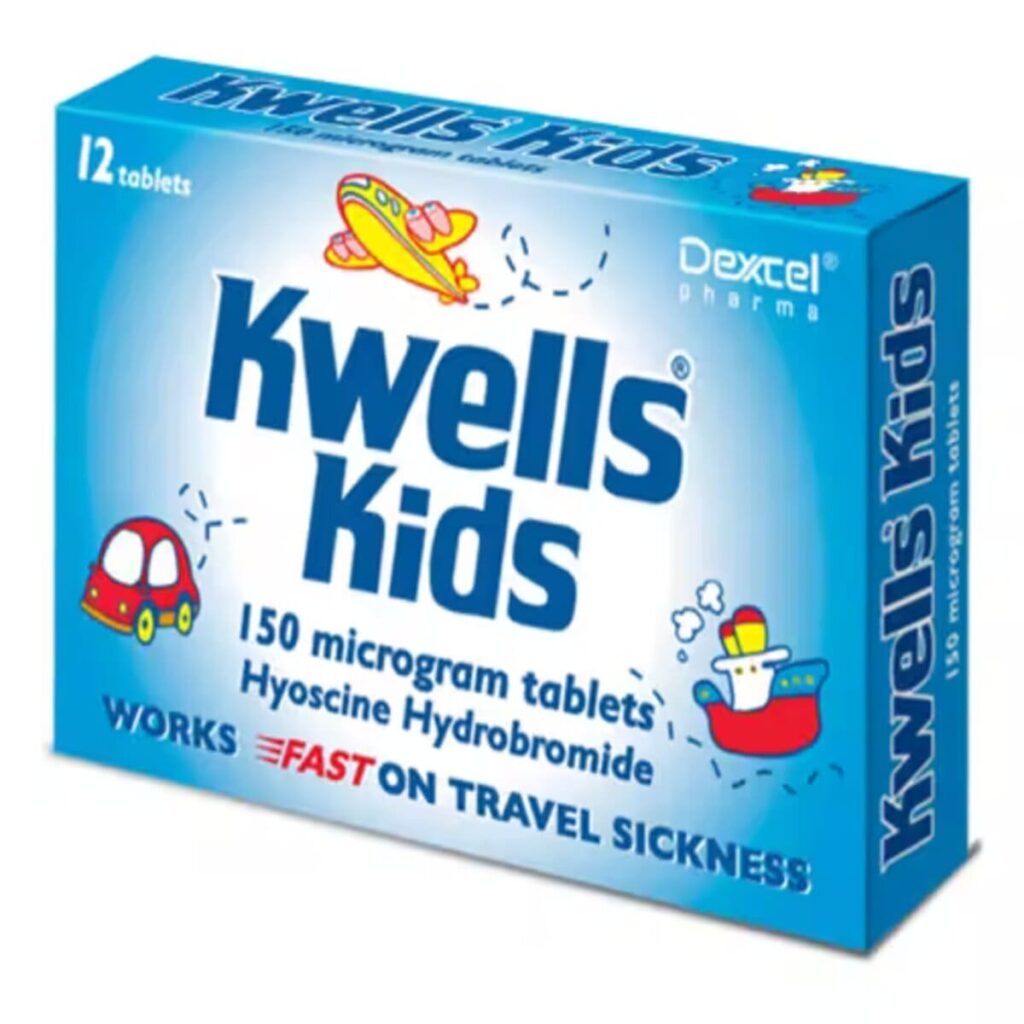 travel sickness tablets 2 year old uk