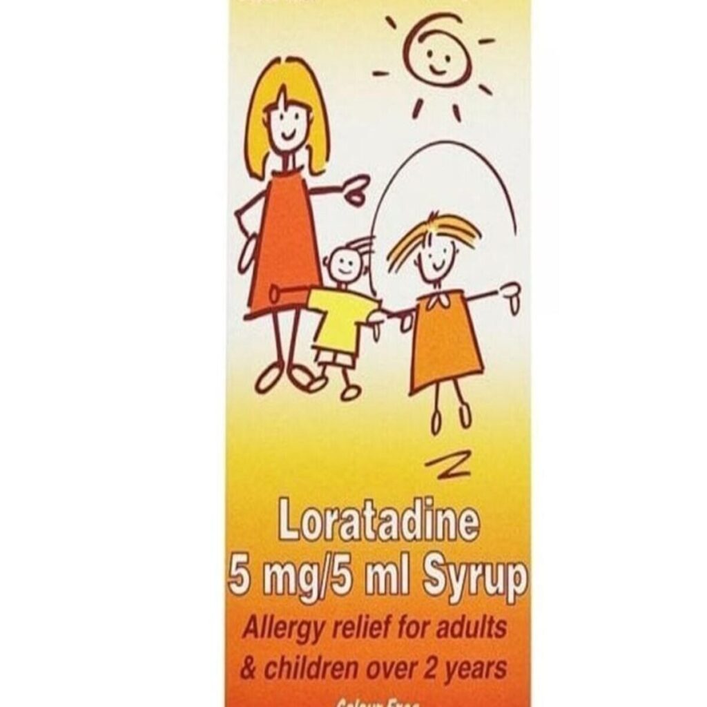 Buy Loratadine Allergy Relief Oral Solution For Children, 100ml - Dock ...