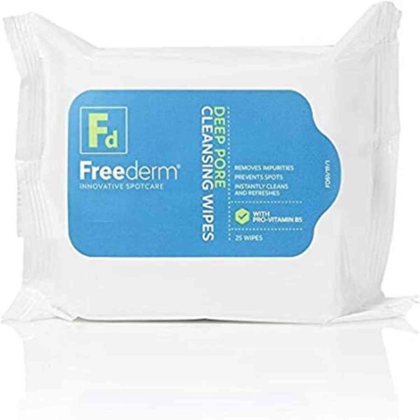 Freederm Deep Pore Cleansing Wipes, 25 Wipes