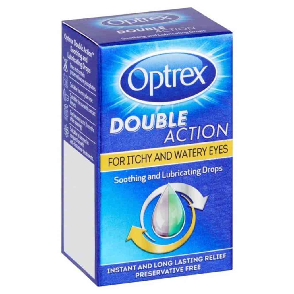 Buy Optrex Double Action Eye Drops - Itchy & Watery Eyes - Dock Pharmacy