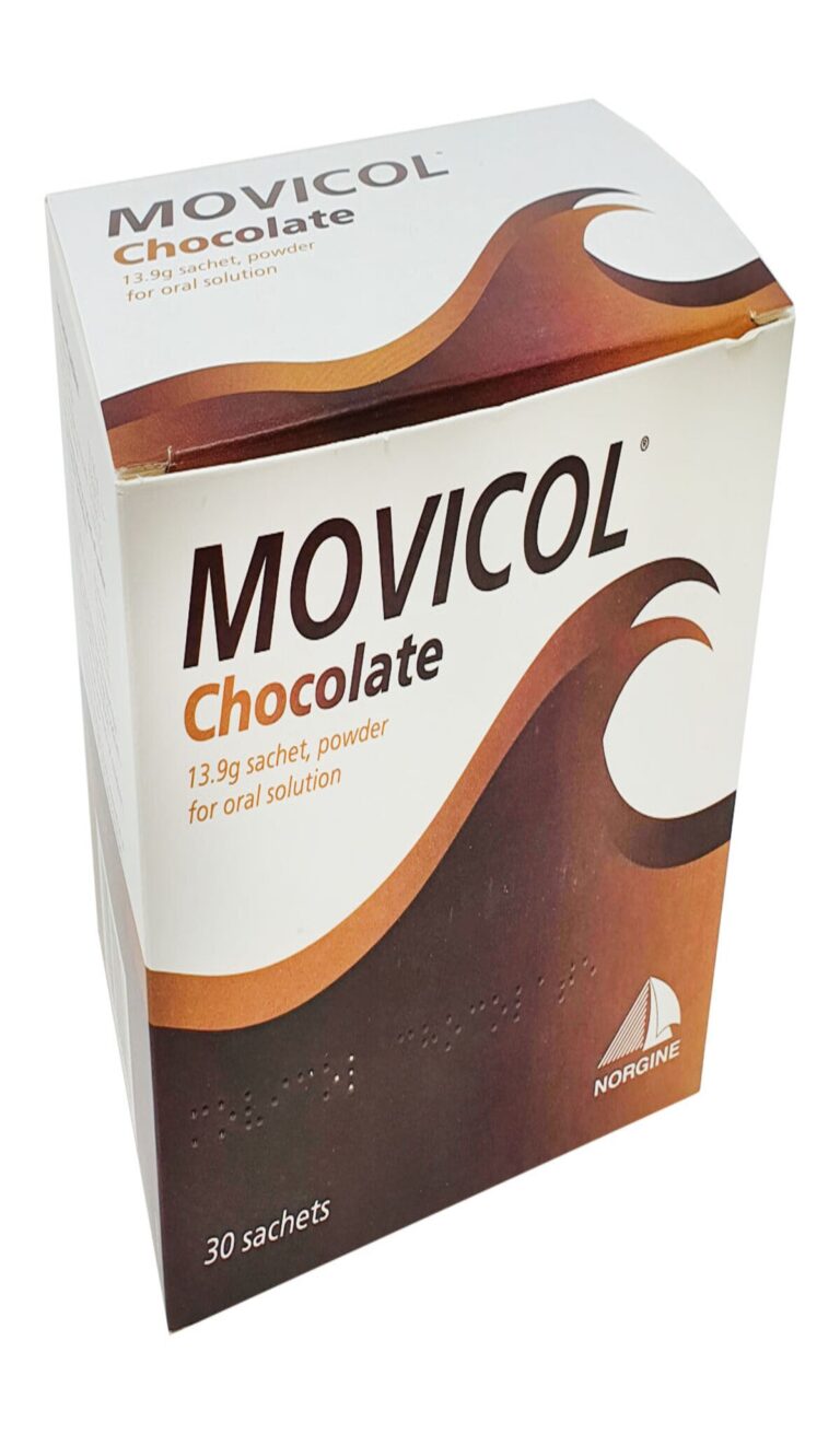 Buy Movicol Chocolate Sachets 30 Sachets - Dock Pharmacy