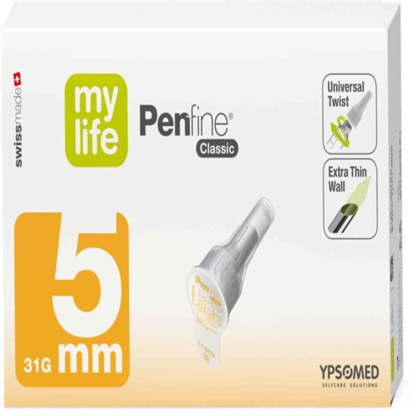 Mylife Penfine Classic Pen Needles 5mm