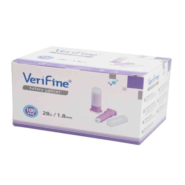 Neon Verifine Safety Lancet 28G