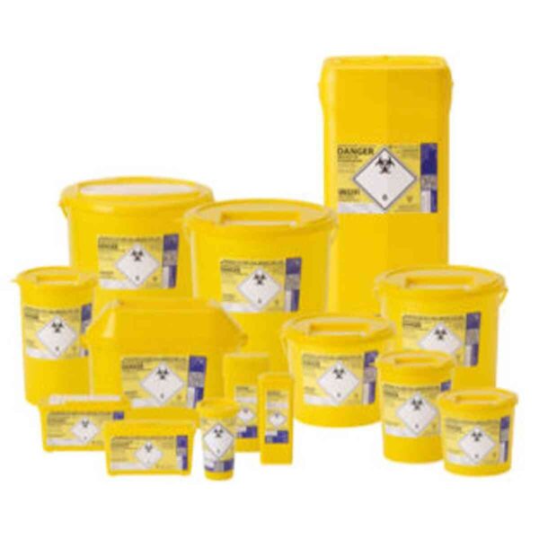 Sharpsguard Yellow Sharps Bin Sharps Disposable Bin