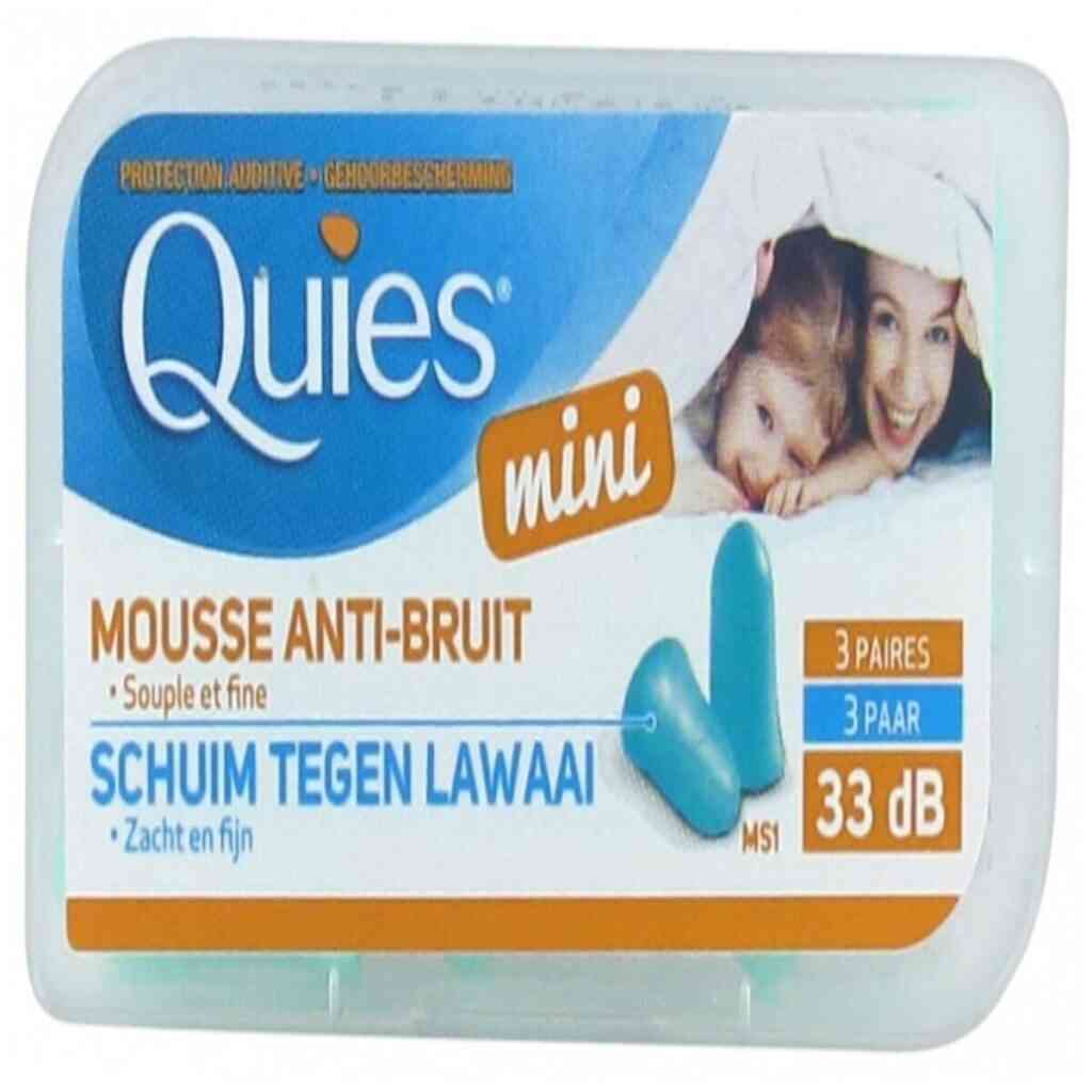 Buy Quies Mini Foam Earplugs For Children, 3 Pairs - Dock Pharmacy