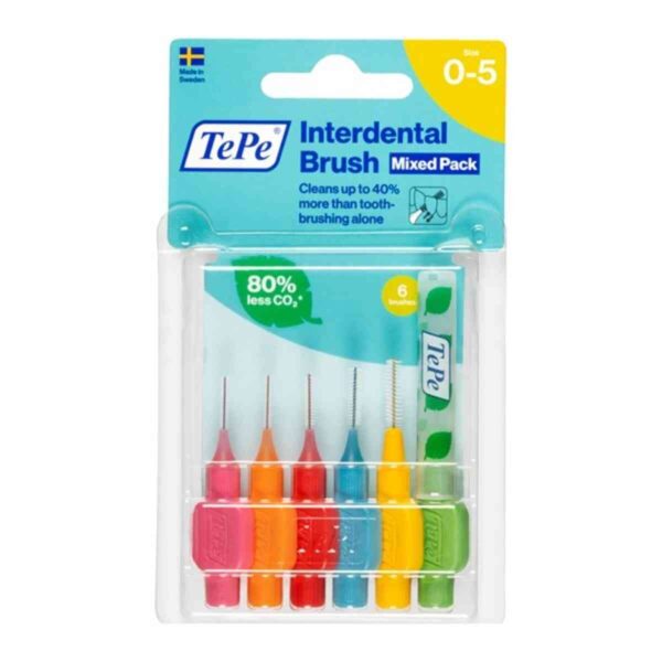 TePe Interdental Brushes Mixed Pack Size 0-5