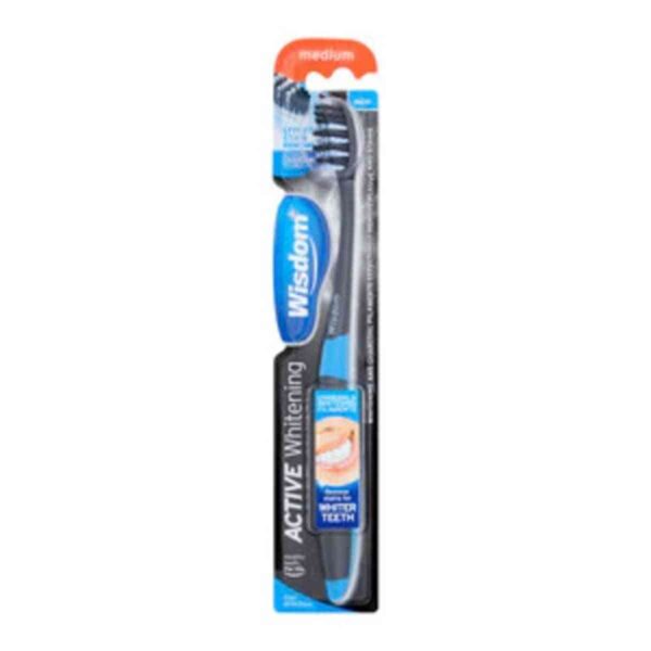 Wisdom Active Whitening Charcoal Toothbrush