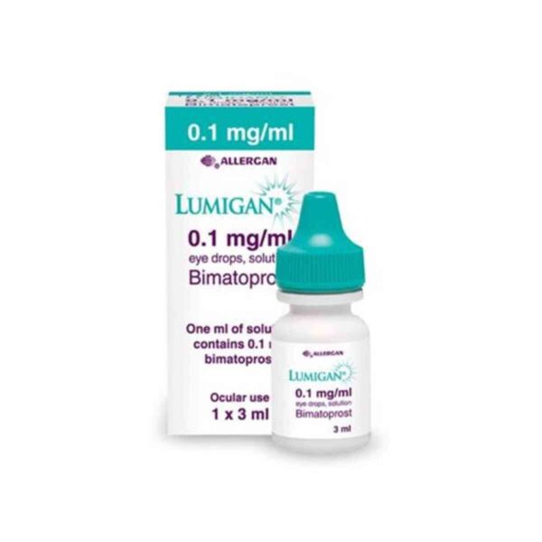 Bimatoprost Eye Drops 0.01% - Lumigan Generic, 3ml