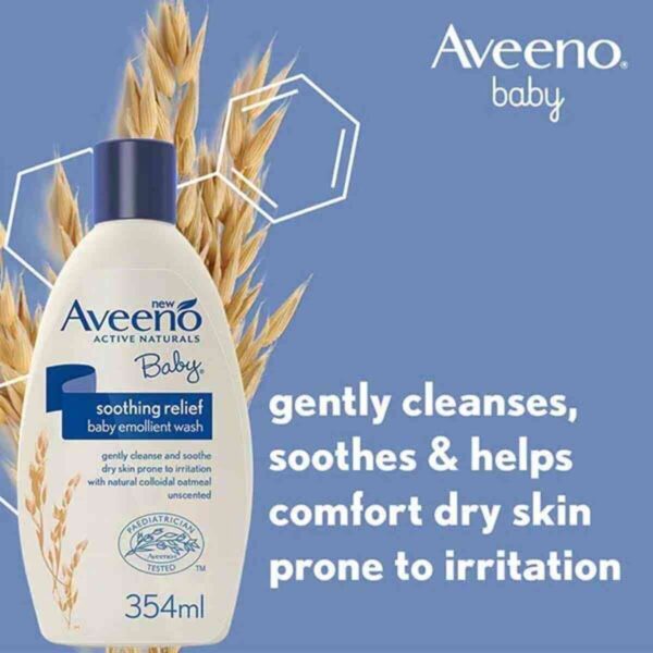 Aveeno Baby Soothing Relief Emollient Wash, 354 ml