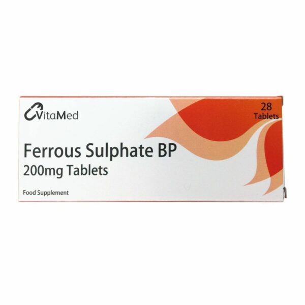 Ferrous Sulphate 200mg Tablets, 28 Tablets