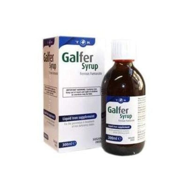 Galfer Syrup - Ferrous fumarate 140mg Syrup, 300ml