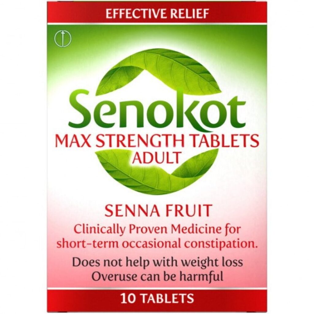 Senokot Max Strength Senna 15mg 10 S Dock Pharmacy   Senokot Max Strength Constipation Relief 12 Years Plus Tablets 10 Tablets 1 1024x1024 