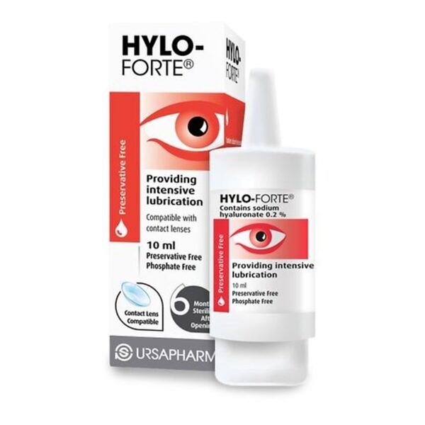 Hylo-Dual Eye Drops - Lubricating & Allergy Relief, 10ml - Dock Pharmacy