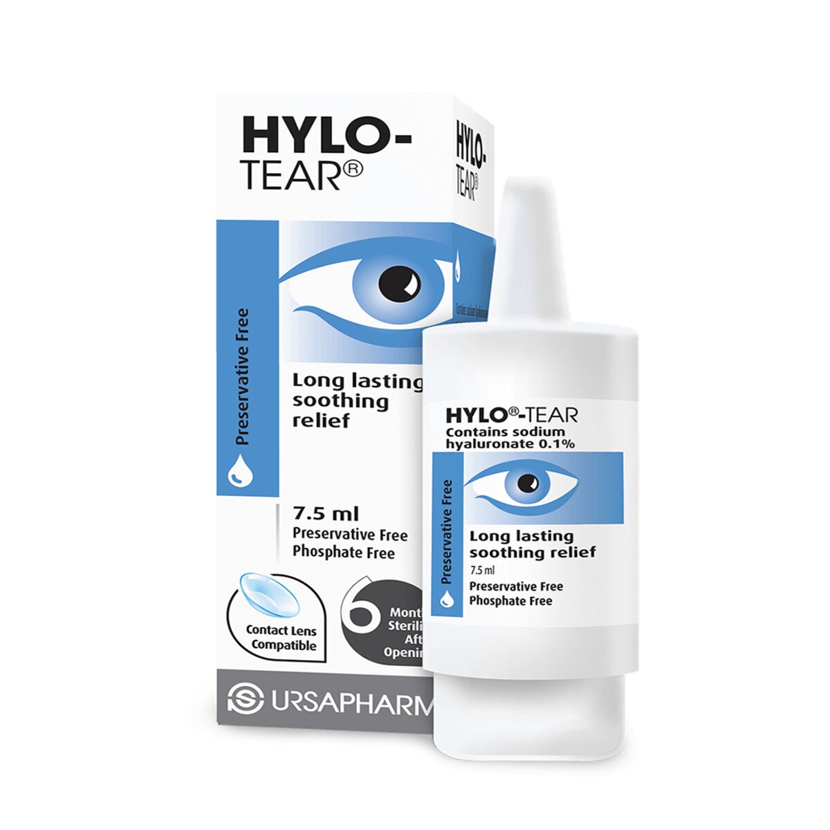 Hylo-Dual Eye Drops - Lubricating & Allergy Relief, 10ml - Dock